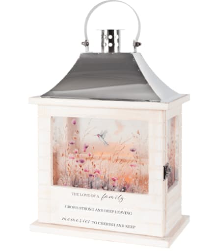 Love of a Family Wooden Slot Lantern