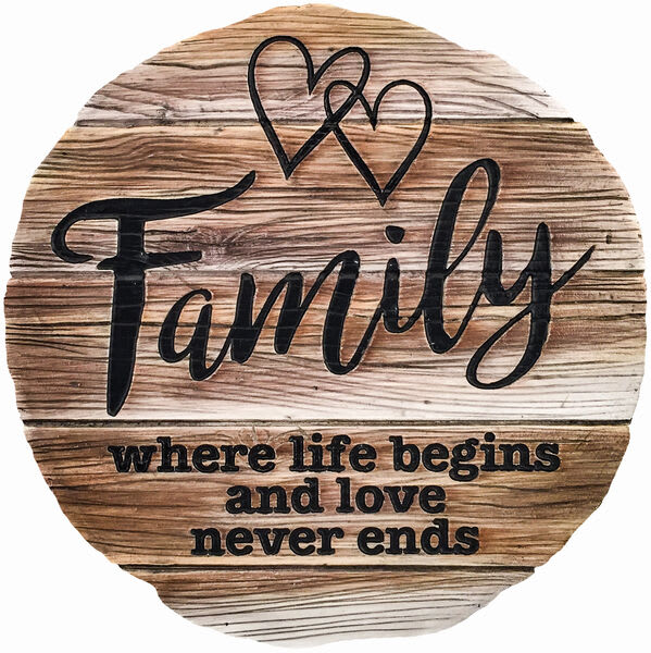 Family Stepping Stone Flower Bouquet