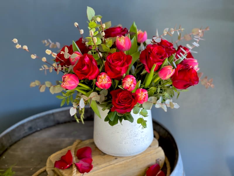 Crimson Crush Flower Bouquet