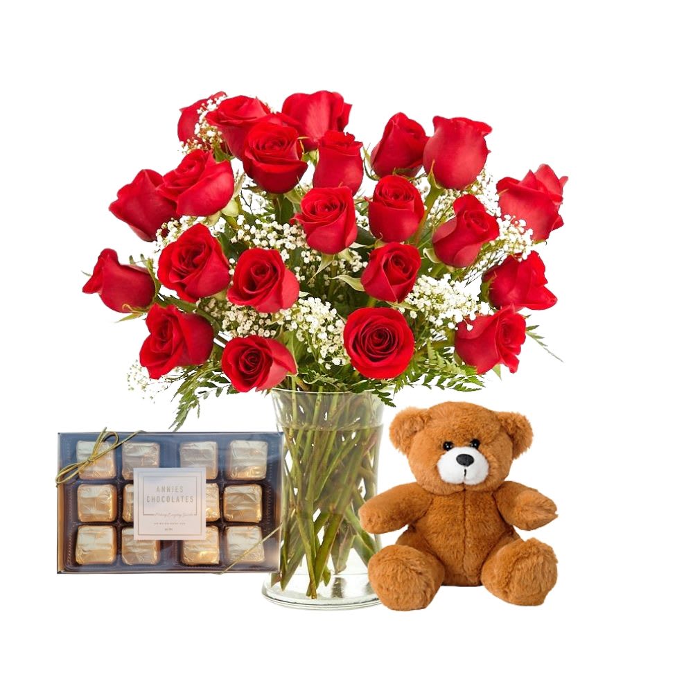 Two Dozen Roses, Stuffy & Chocolates