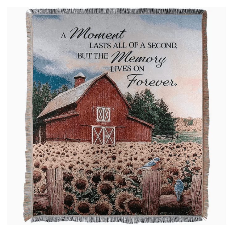 Memory Lives On Tribute Blanket