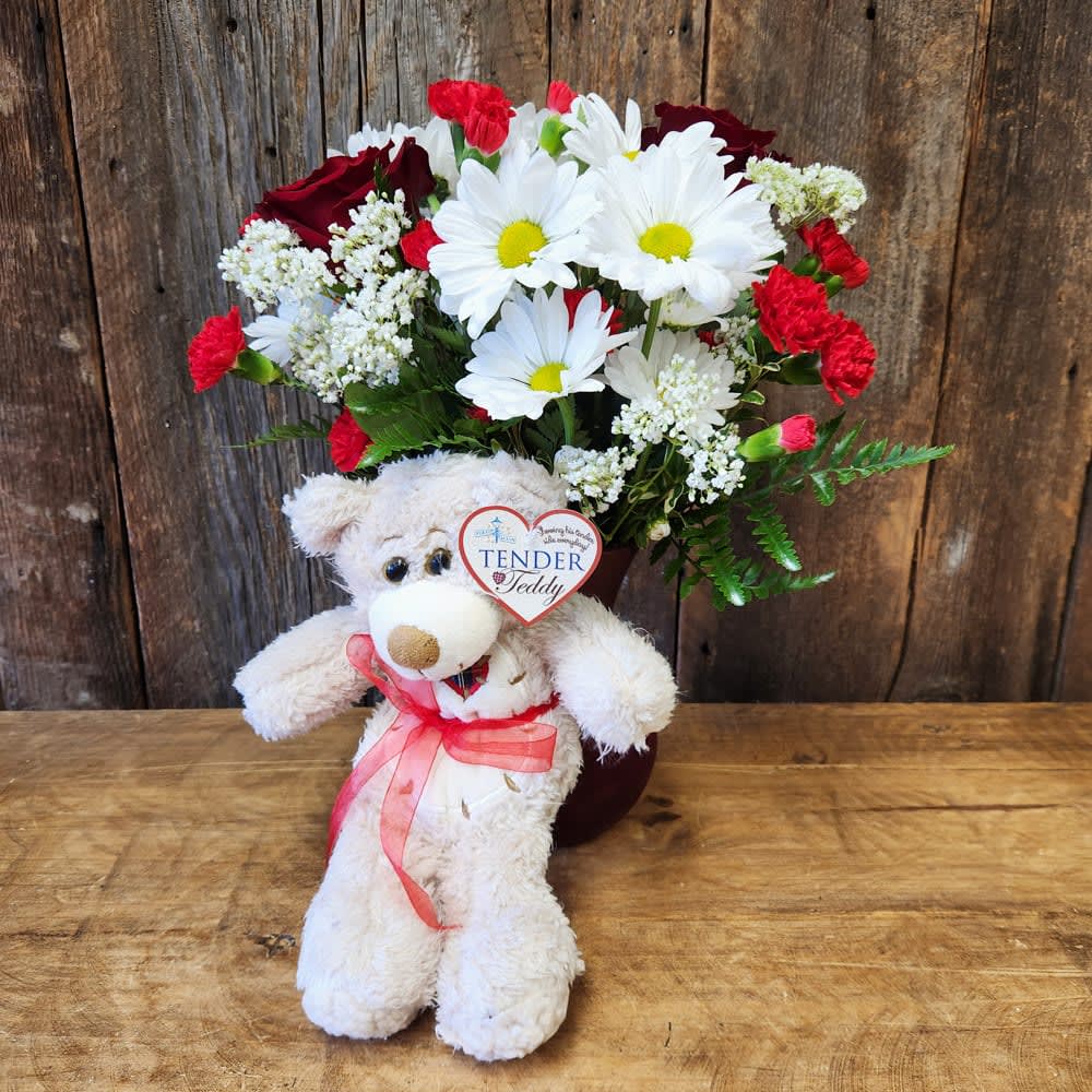 Tender Teddy Bouquet Flower Bouquet