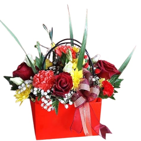 Valentine Floral Bag