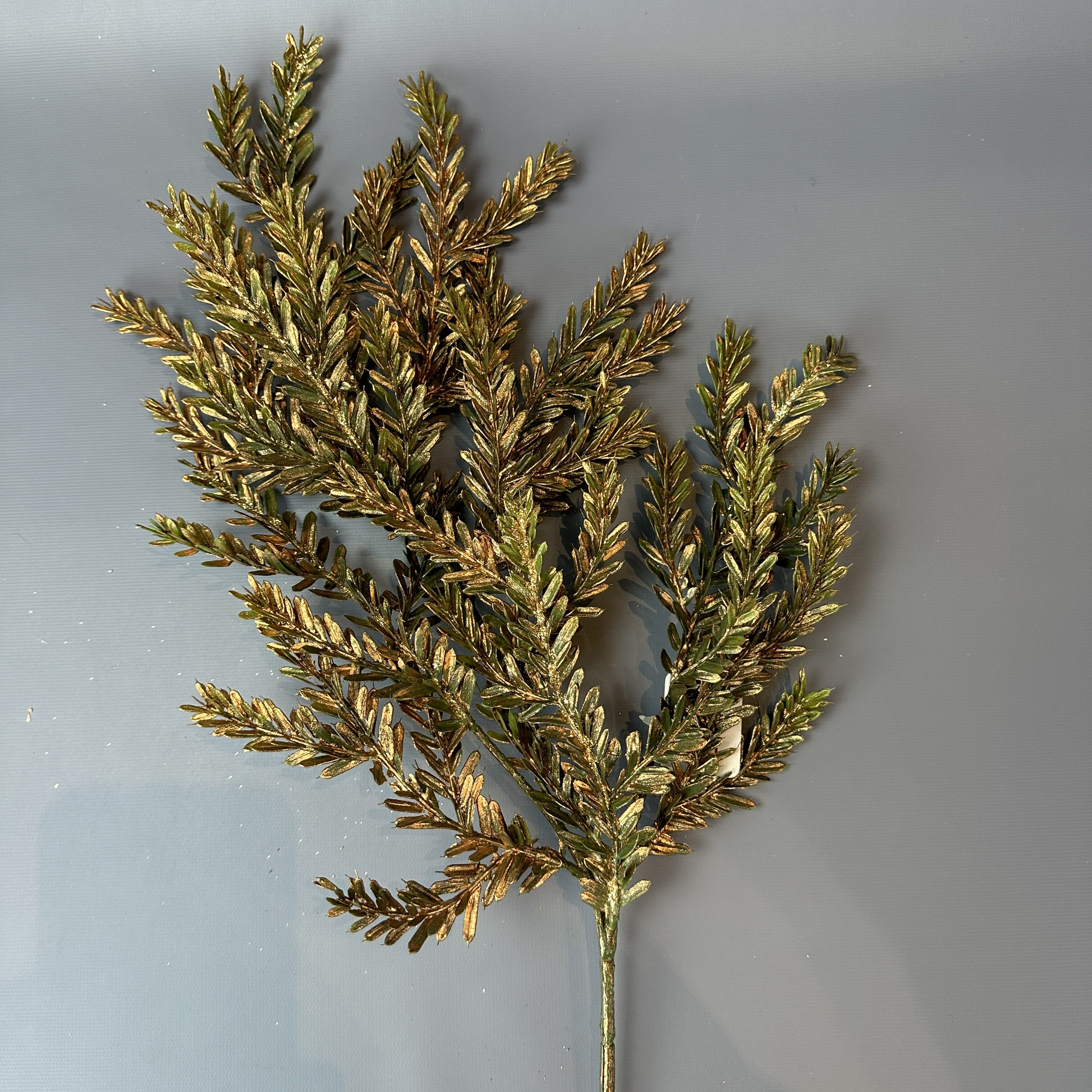 Gold Brushed Green Cmas Pick 18''L