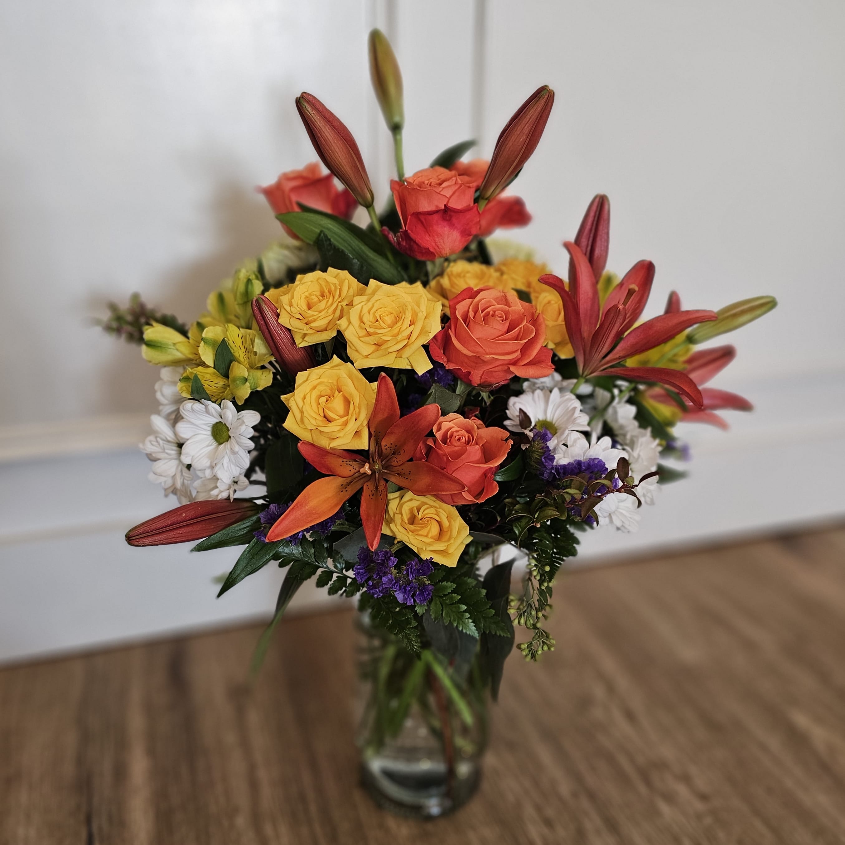 Orange Delight Flower Bouquet