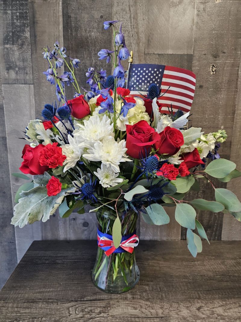 Patriot's Salute Flower Bouquet