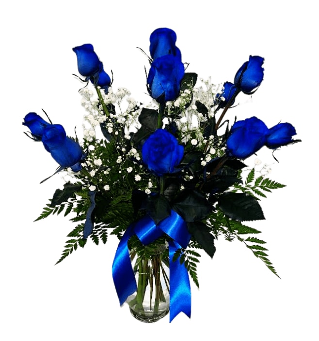 Blue Roses of Devotion (1 Dozen) VM-1792