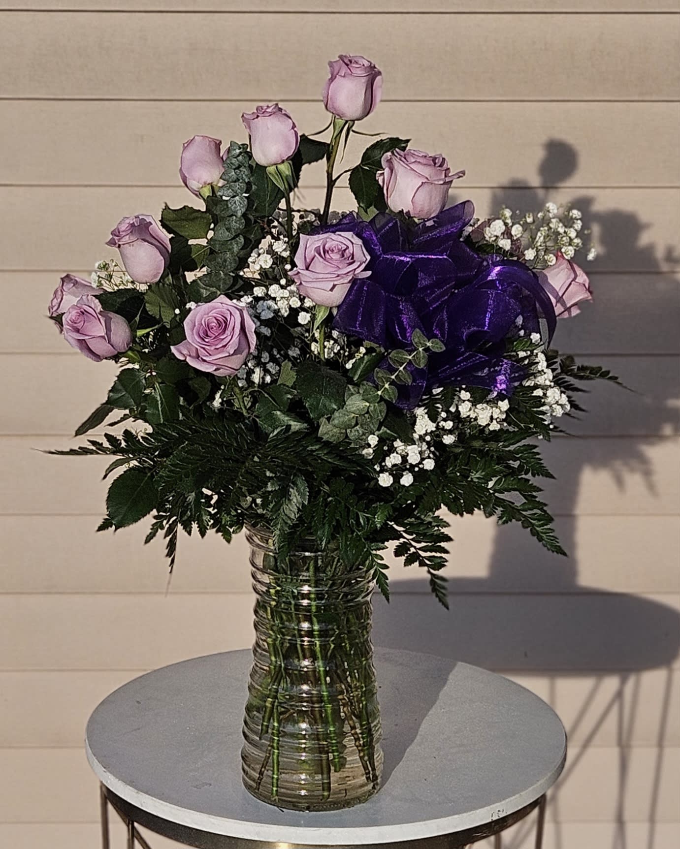 Dozen Purple Roses