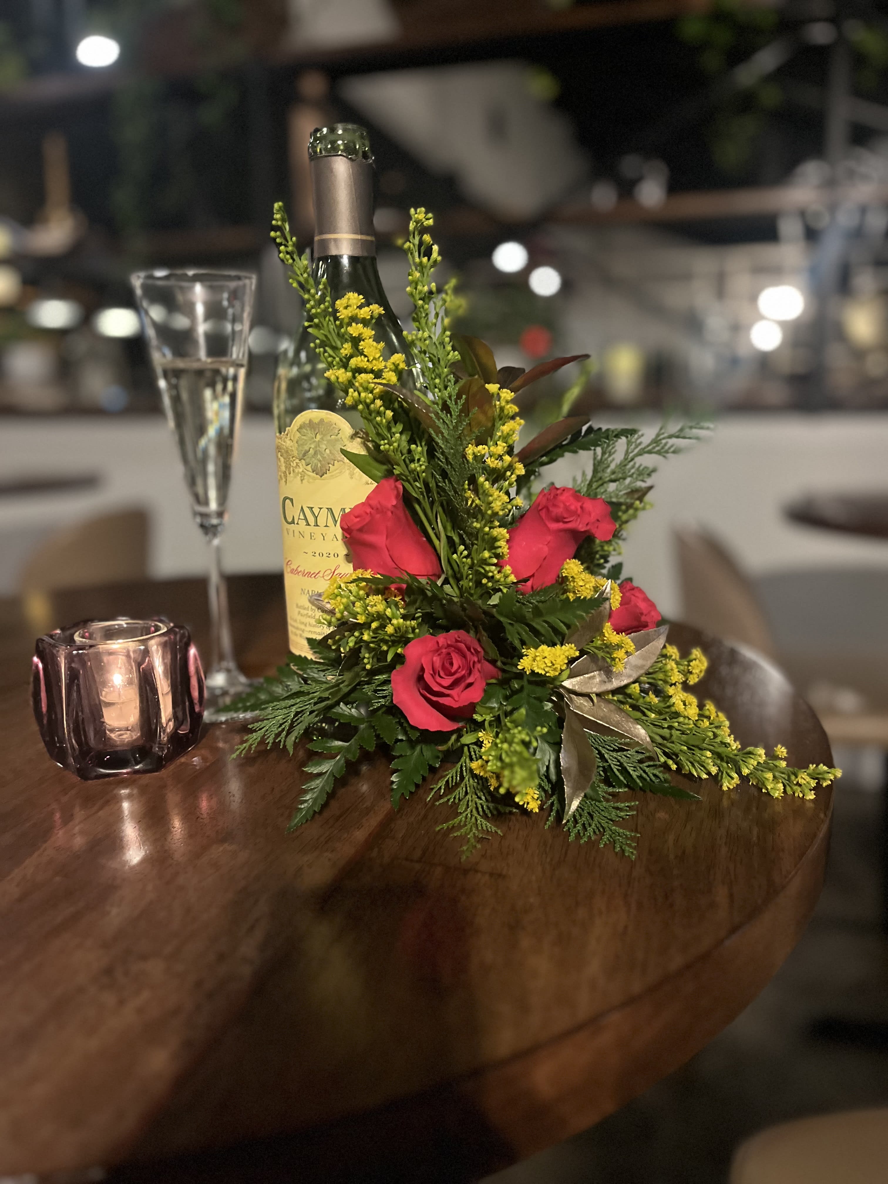 Wine & flowers Flower Bouquet