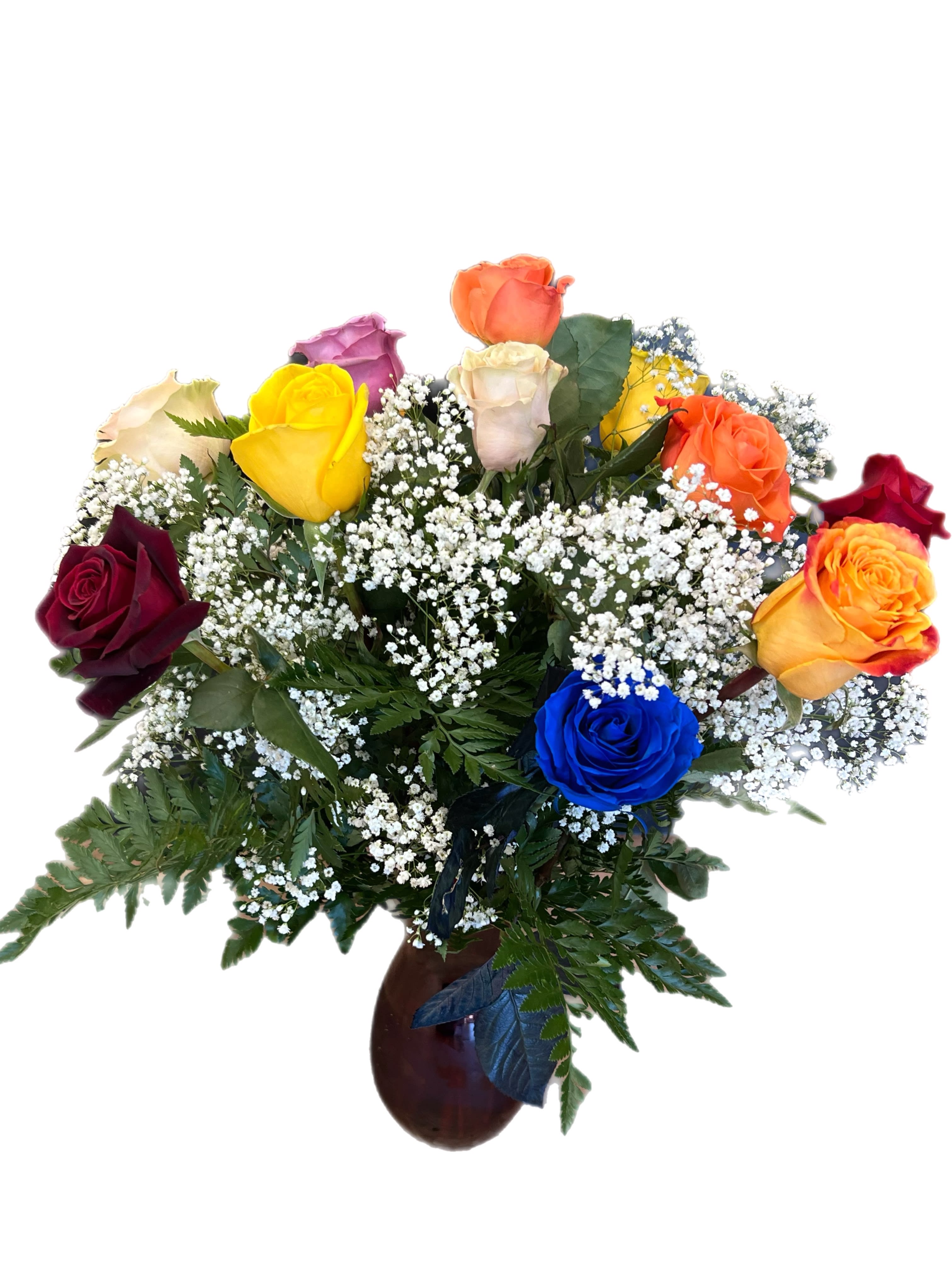 Multicolored Rose Arrangement