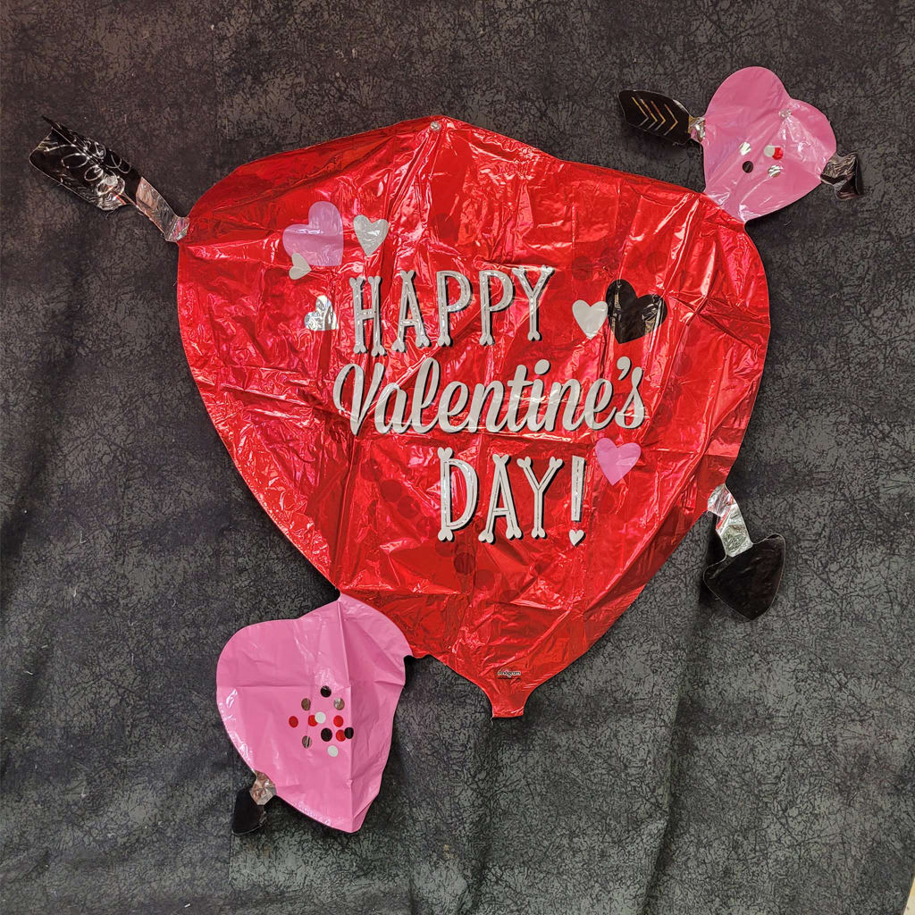 GABMVLG13 - 33" Three Arrows Happy Valentine's Day Balloon