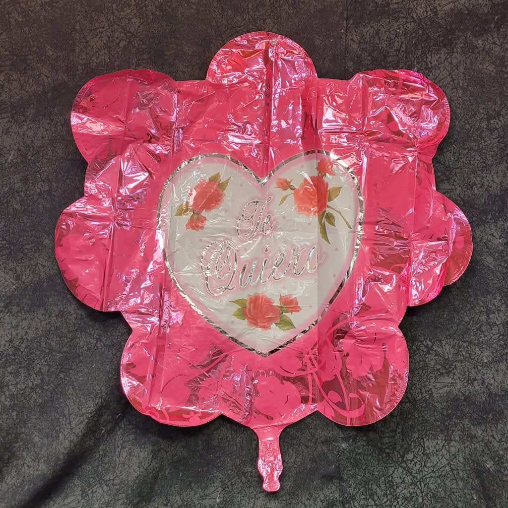 GABMVLG20 - 26" Te Quiero Ruffled Heart Balloon (Spanish)