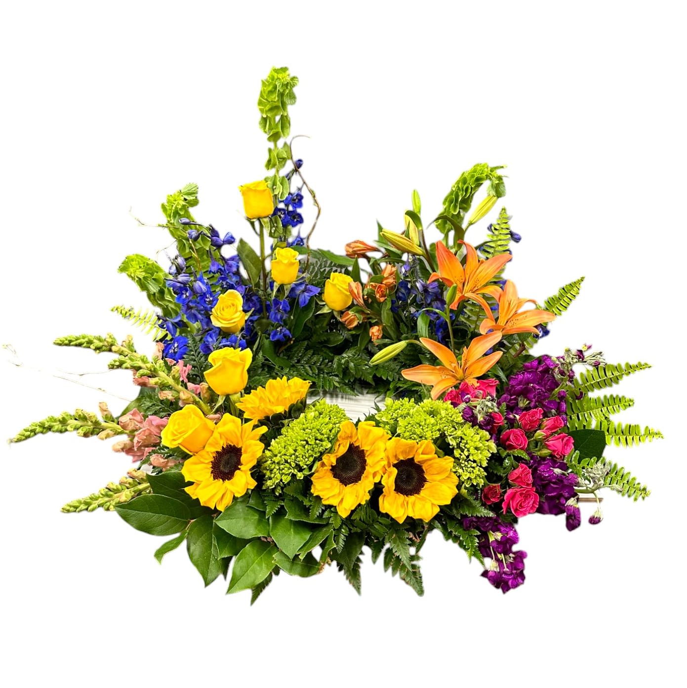 Rainbow Remembrance Cremation Wreath