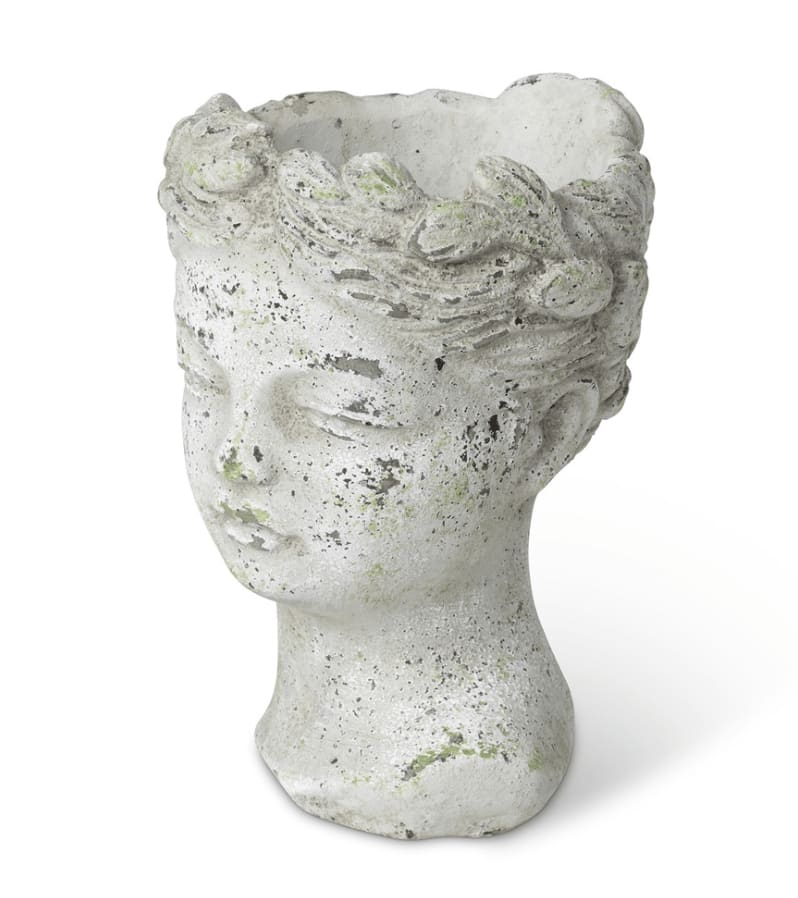 Concrete Bust Planter