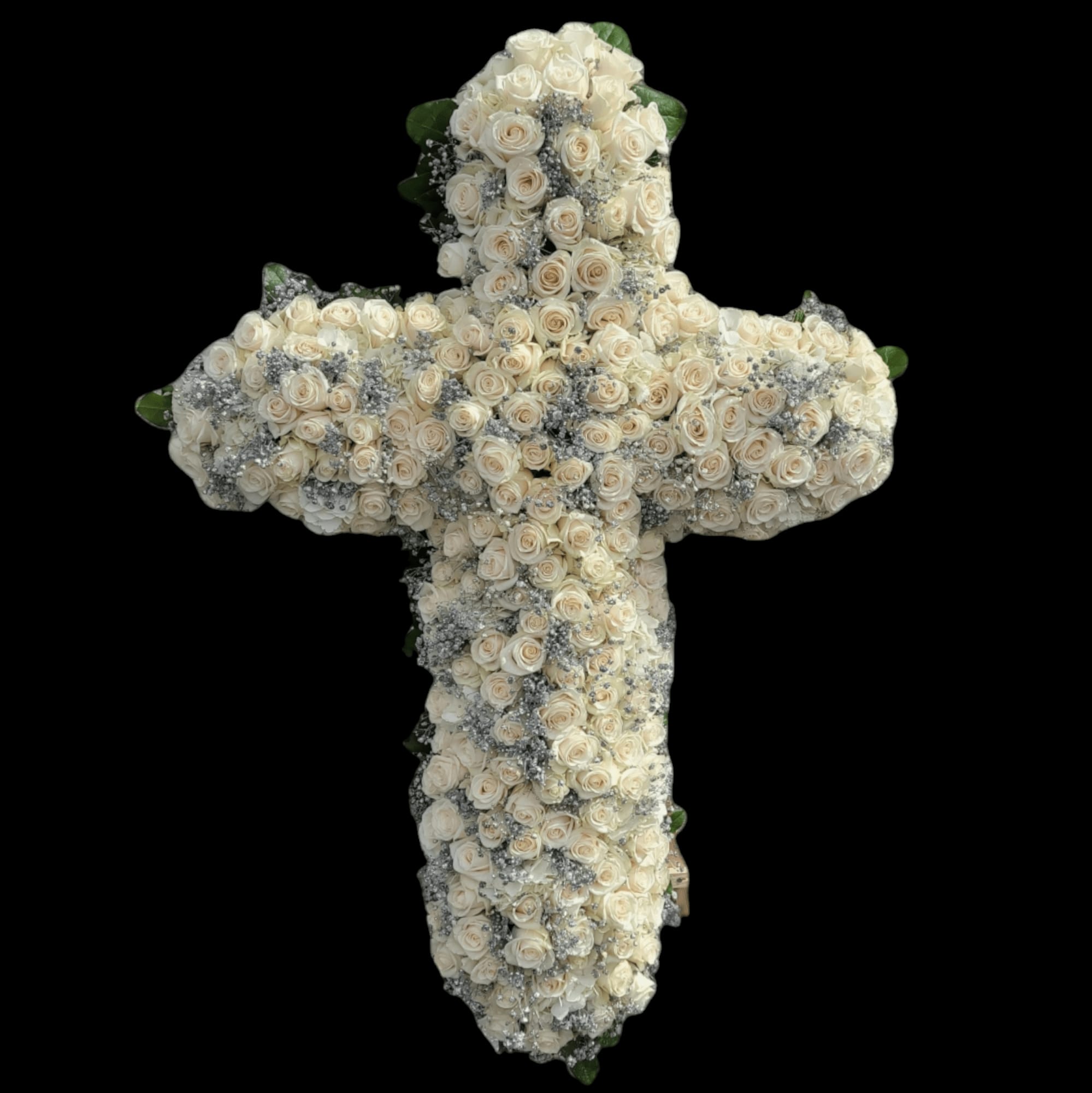 WHITE & SILVER CROSS