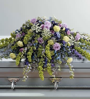 PURPLE TRIBUTE CASKET