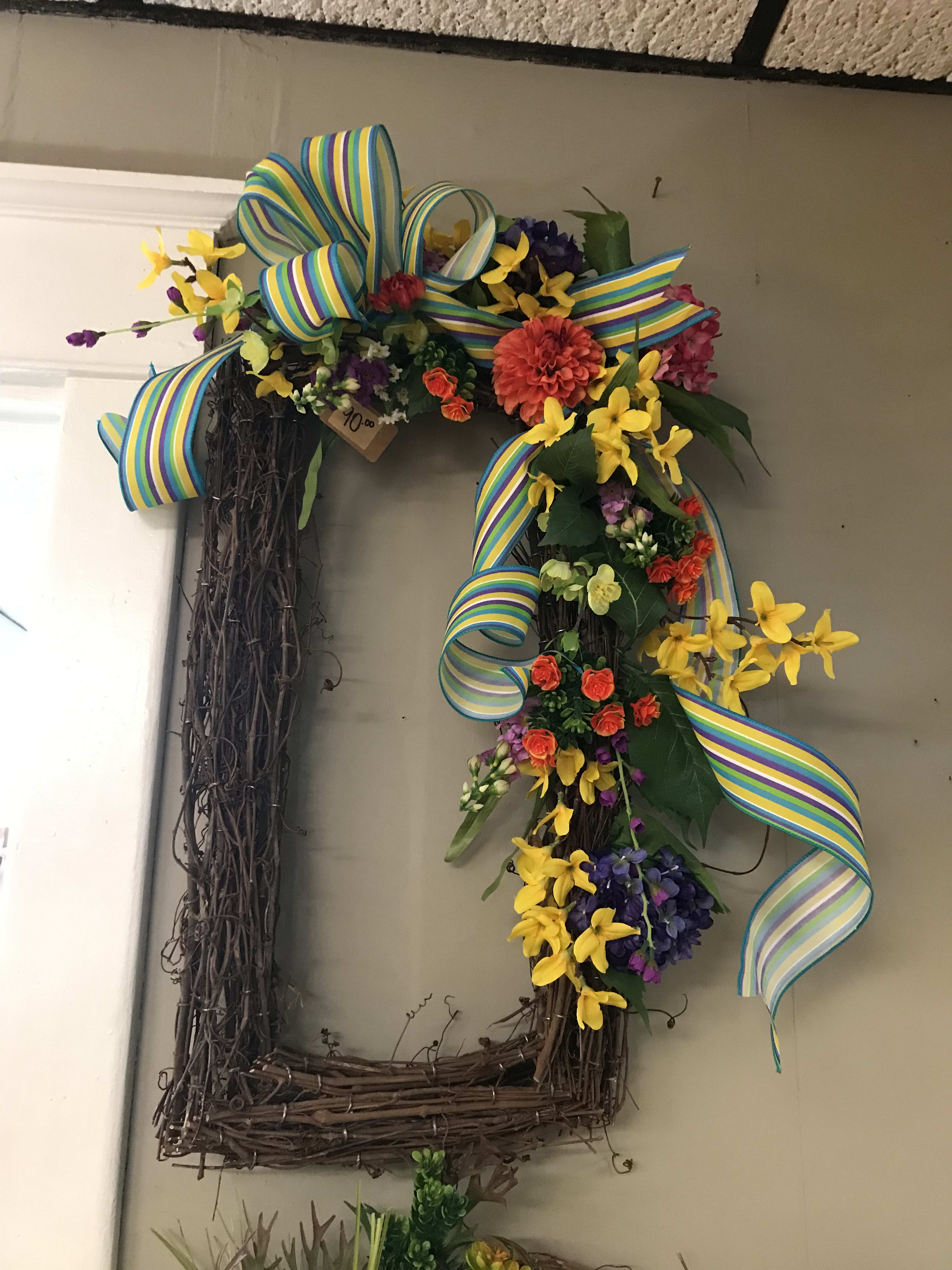 Contemporary Spring Wreath