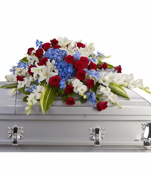 Distinguished Service Casket Spray