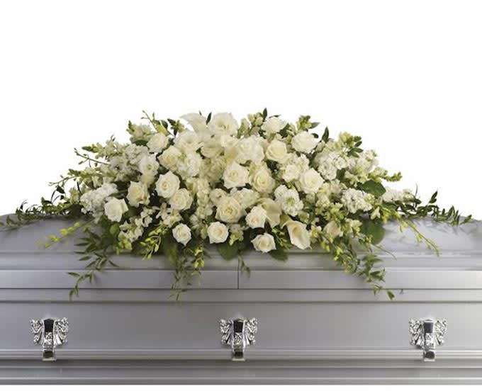 Purity and Peace Casket Spray