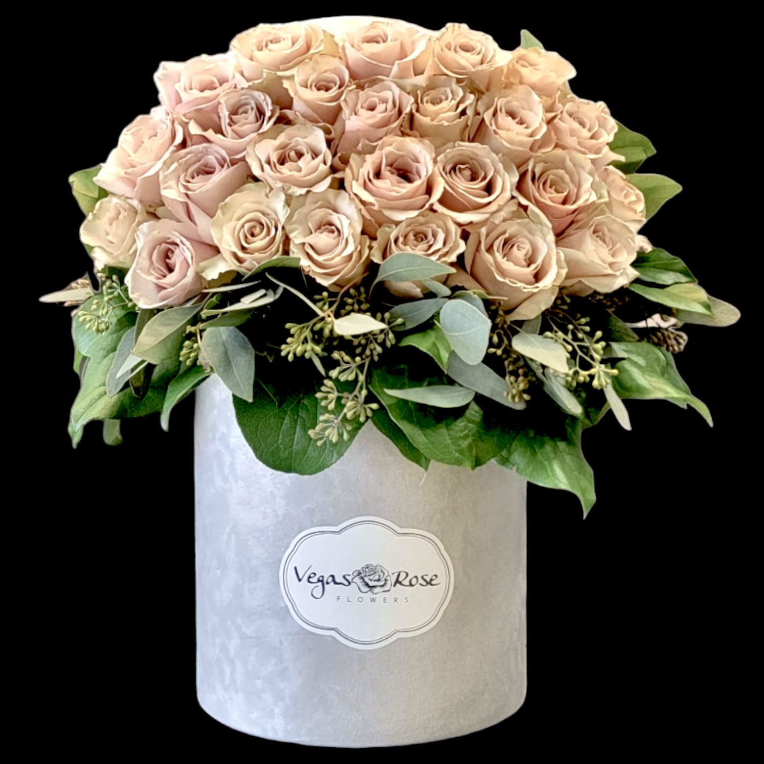 BLUSH ROSES IN ANY BOX