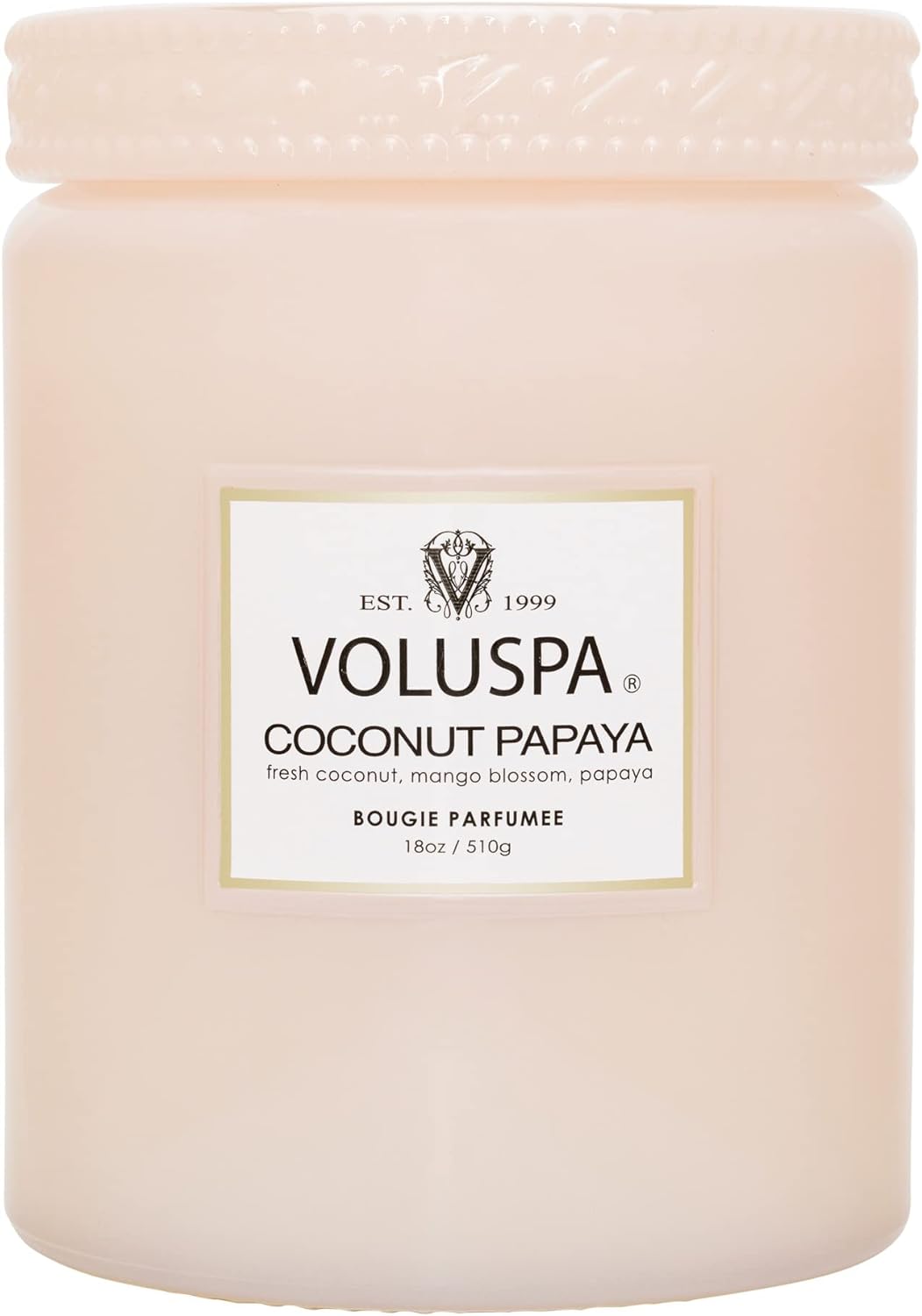 COCONUT PAPAYA LARGE JAR CANDLE
