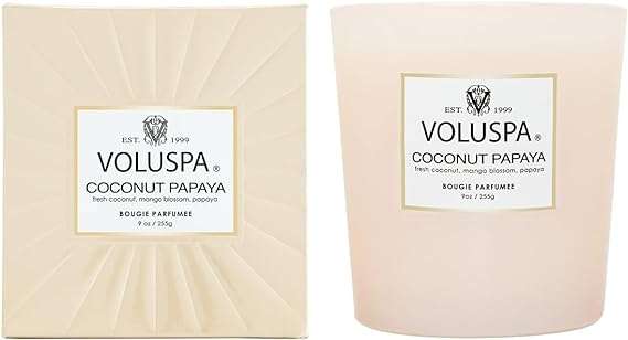 COCONUT PAPAYA 11OZ JAR CANDLE