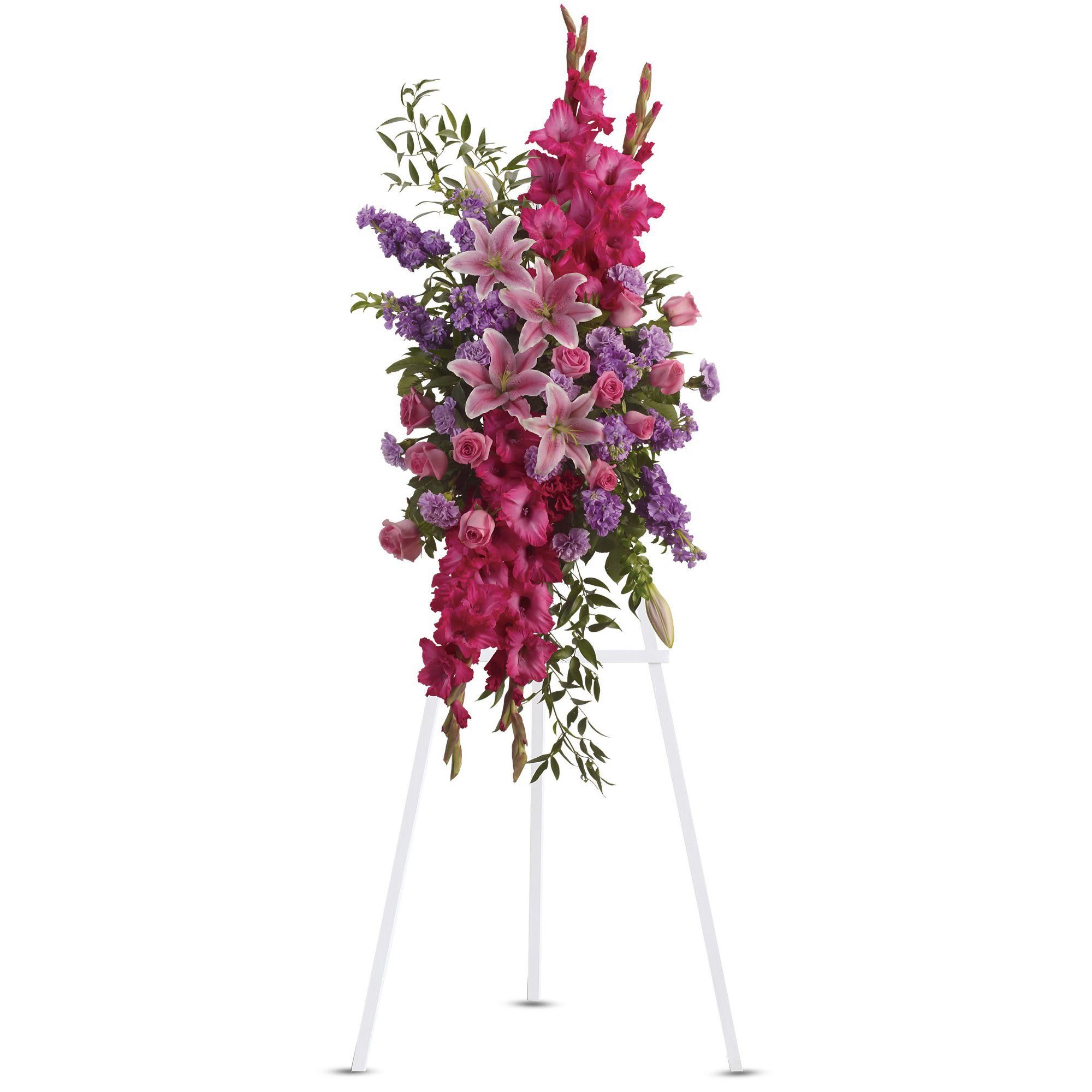 Touching Tribute Spray by Teleflora T234-1A Flower Bouquet