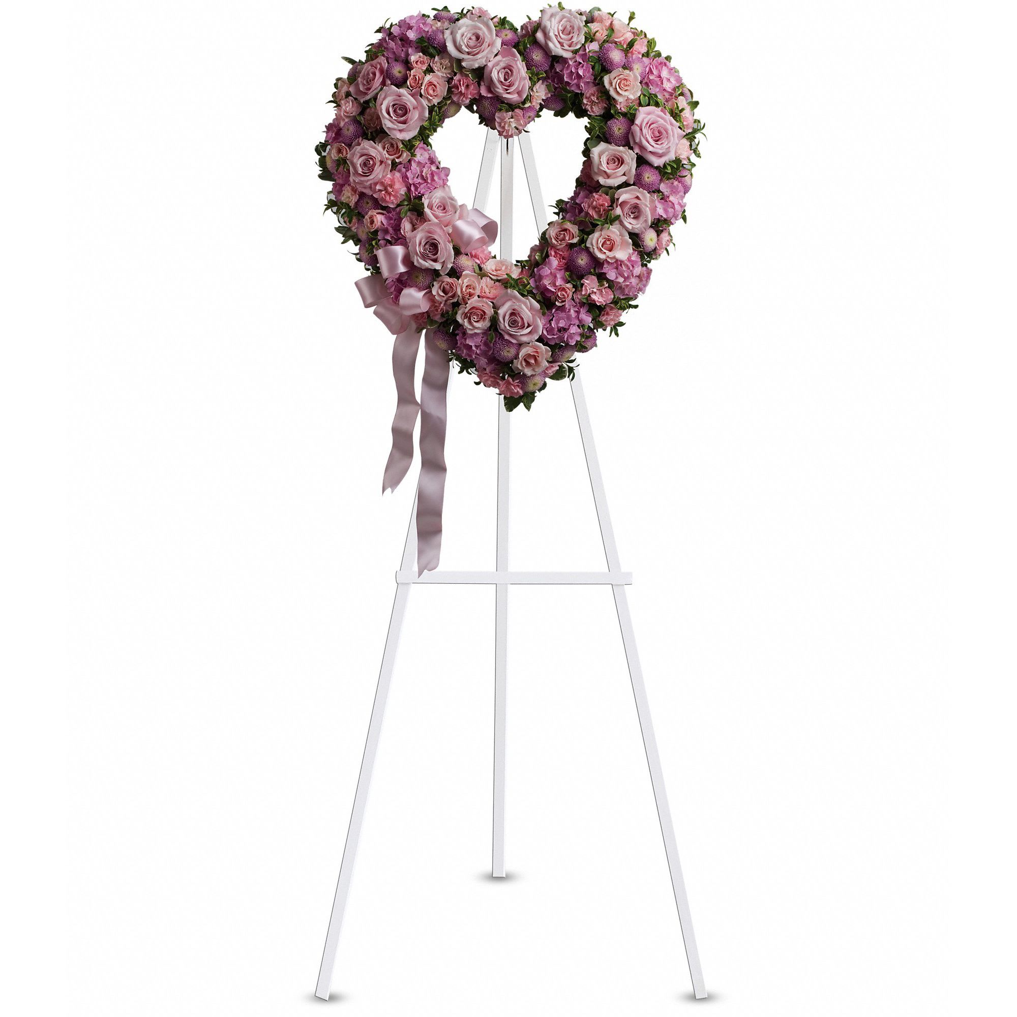Rose Garden Heart by Teleflora Flower Bouquet