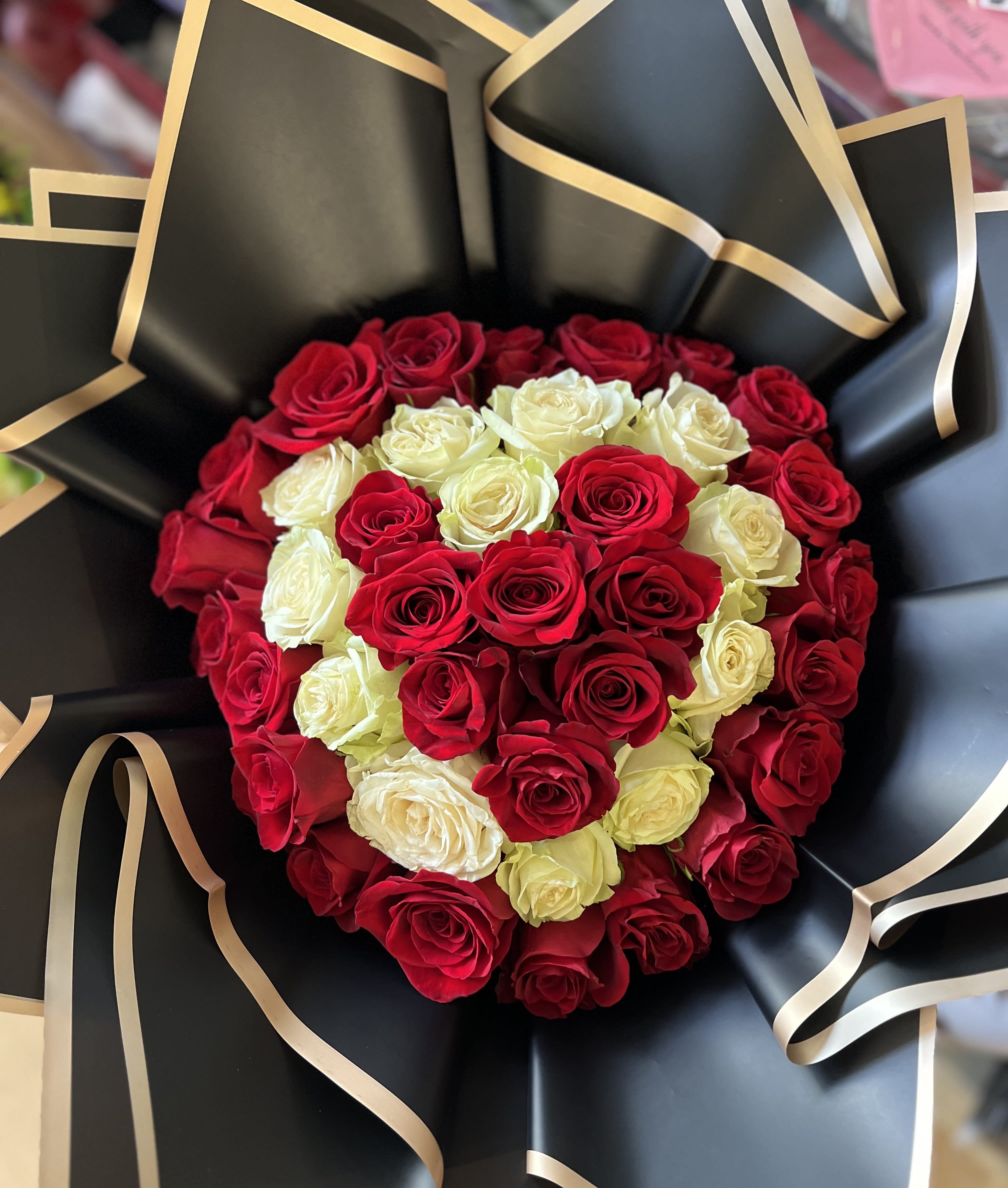 40 Roses Flower Bouquet