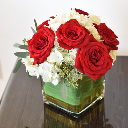 Frosty Romance Flower Bouquet