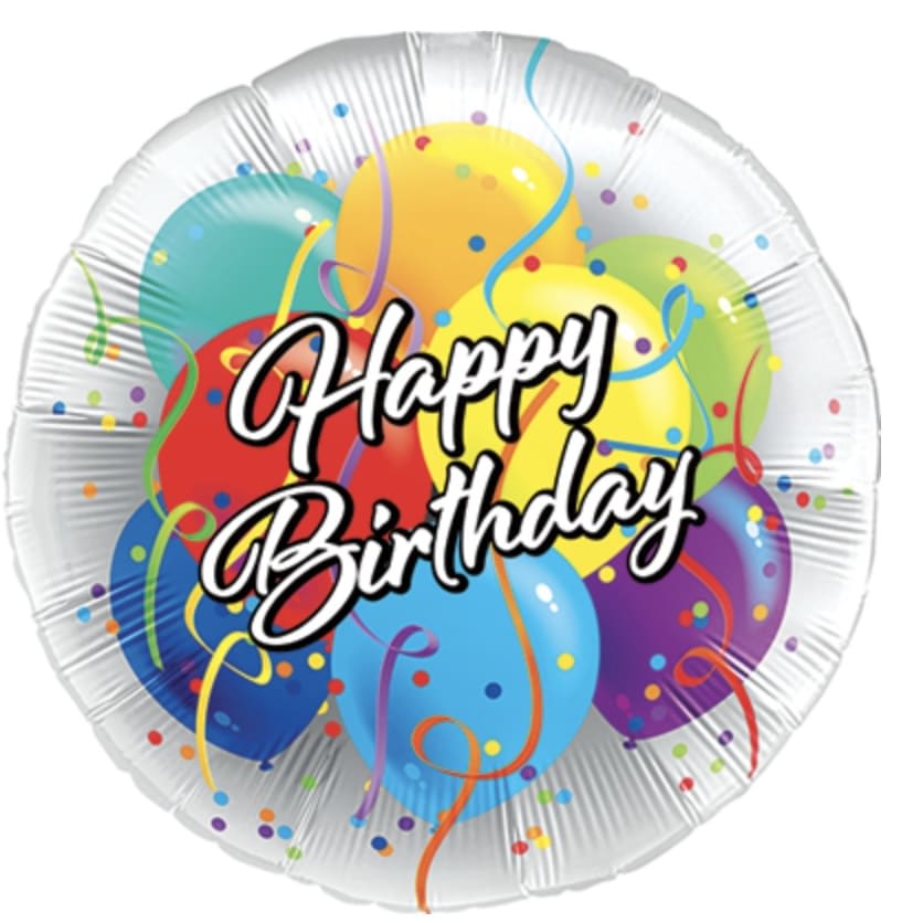 Birthday Balloons & Confetti Balloon Flower Bouquet