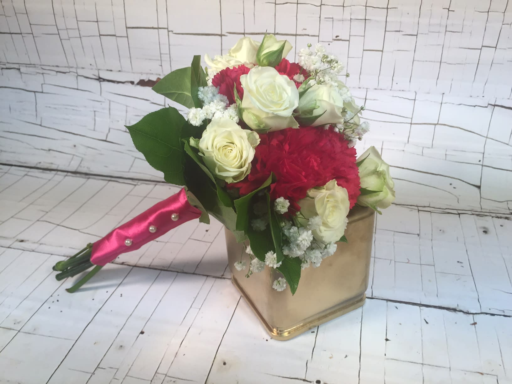 Roses and Carnations Bouquet Flower Bouquet