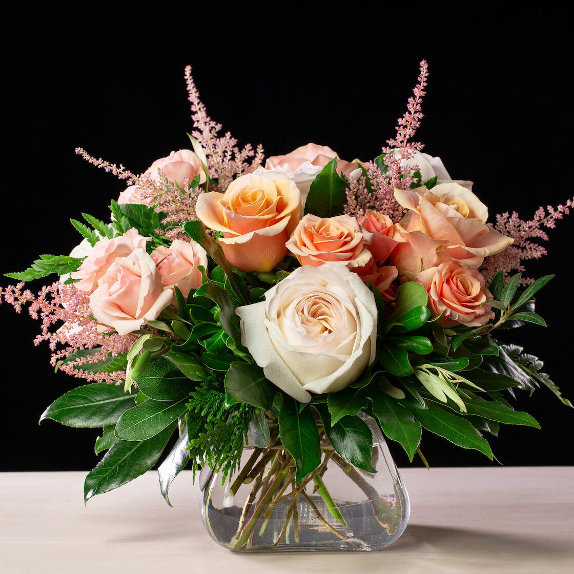 Peach Splendor Flower Bouquet
