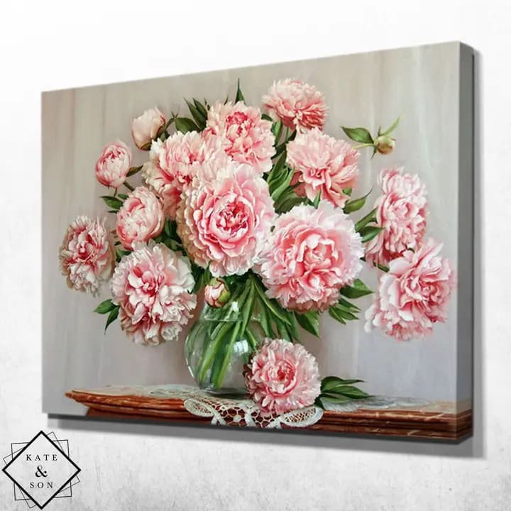 Peonies Paint By Number