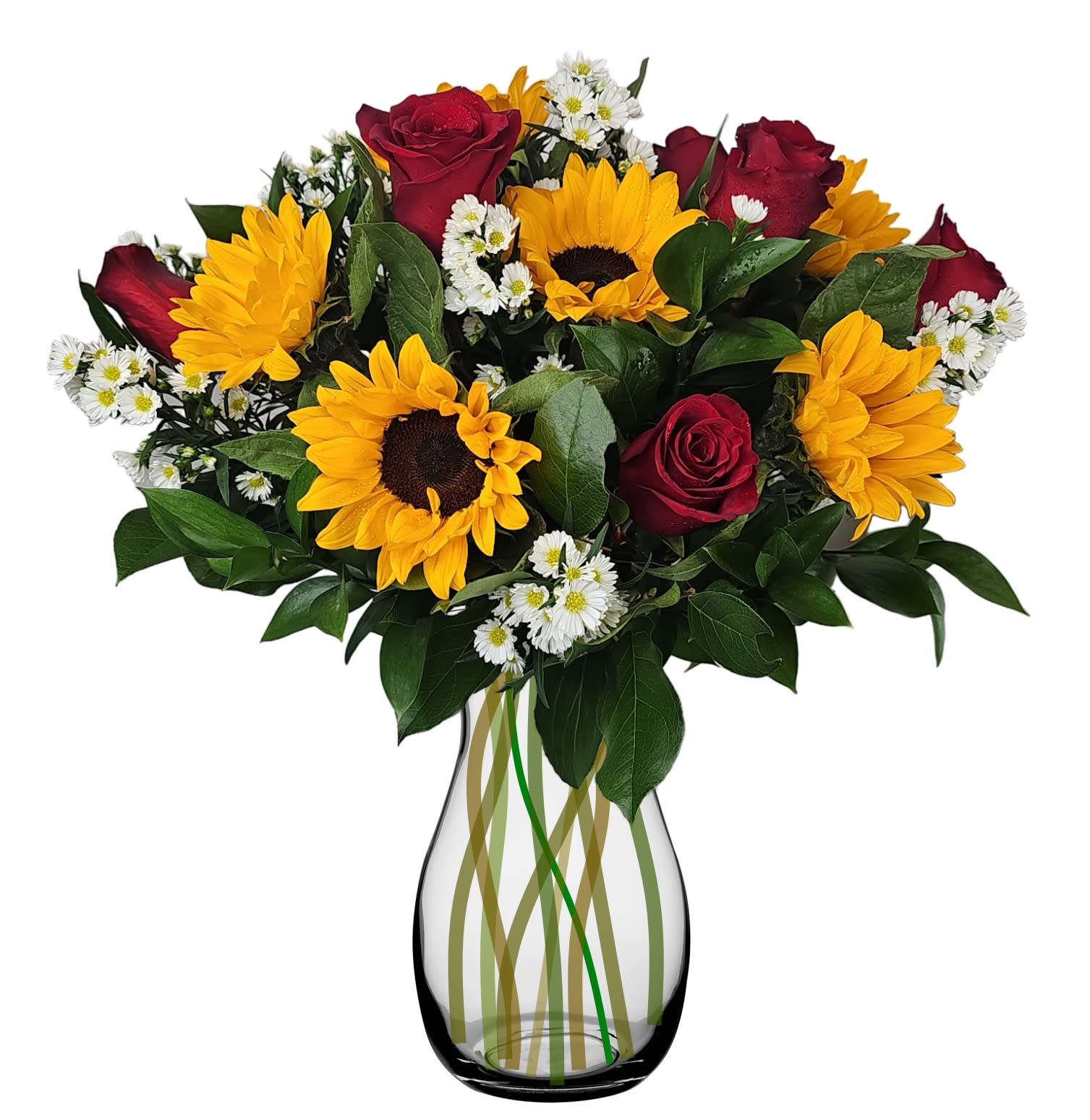 Red Sunset Flower Bouquet