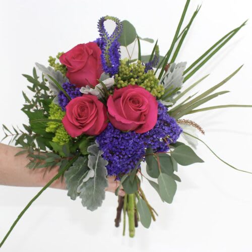 Raspberry Tart Hand Tied Bouquet Flower Bouquet