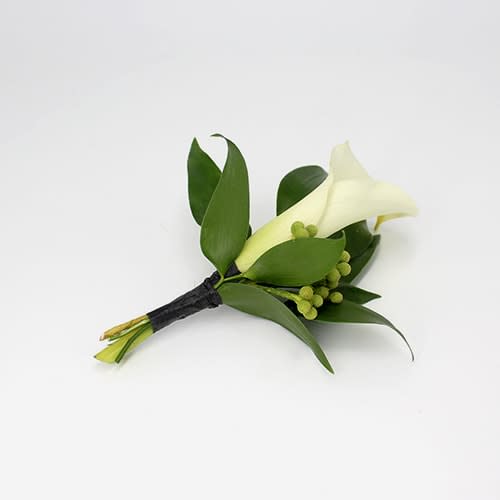 Calla Lily Boutonniere Flower Bouquet