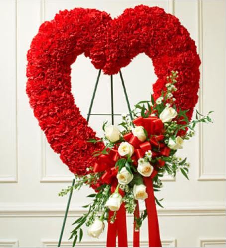 From The Heart Standing Wreath