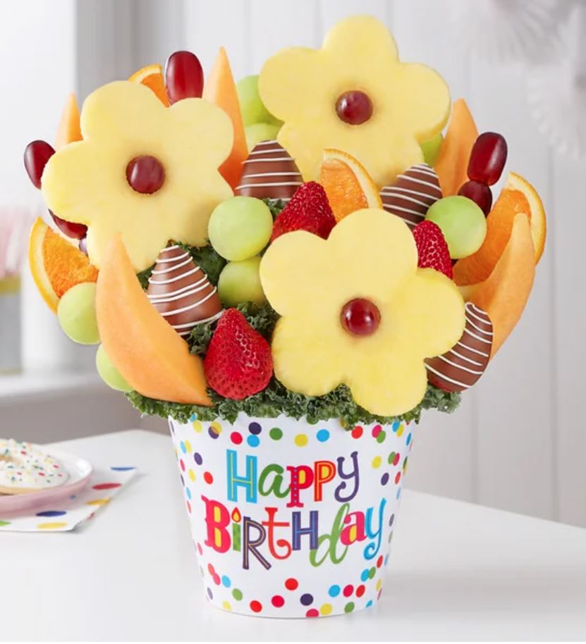 Happy Birthday Fruit Bouquet