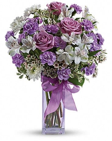 Teleflora's Lavender Laughter Bouquet