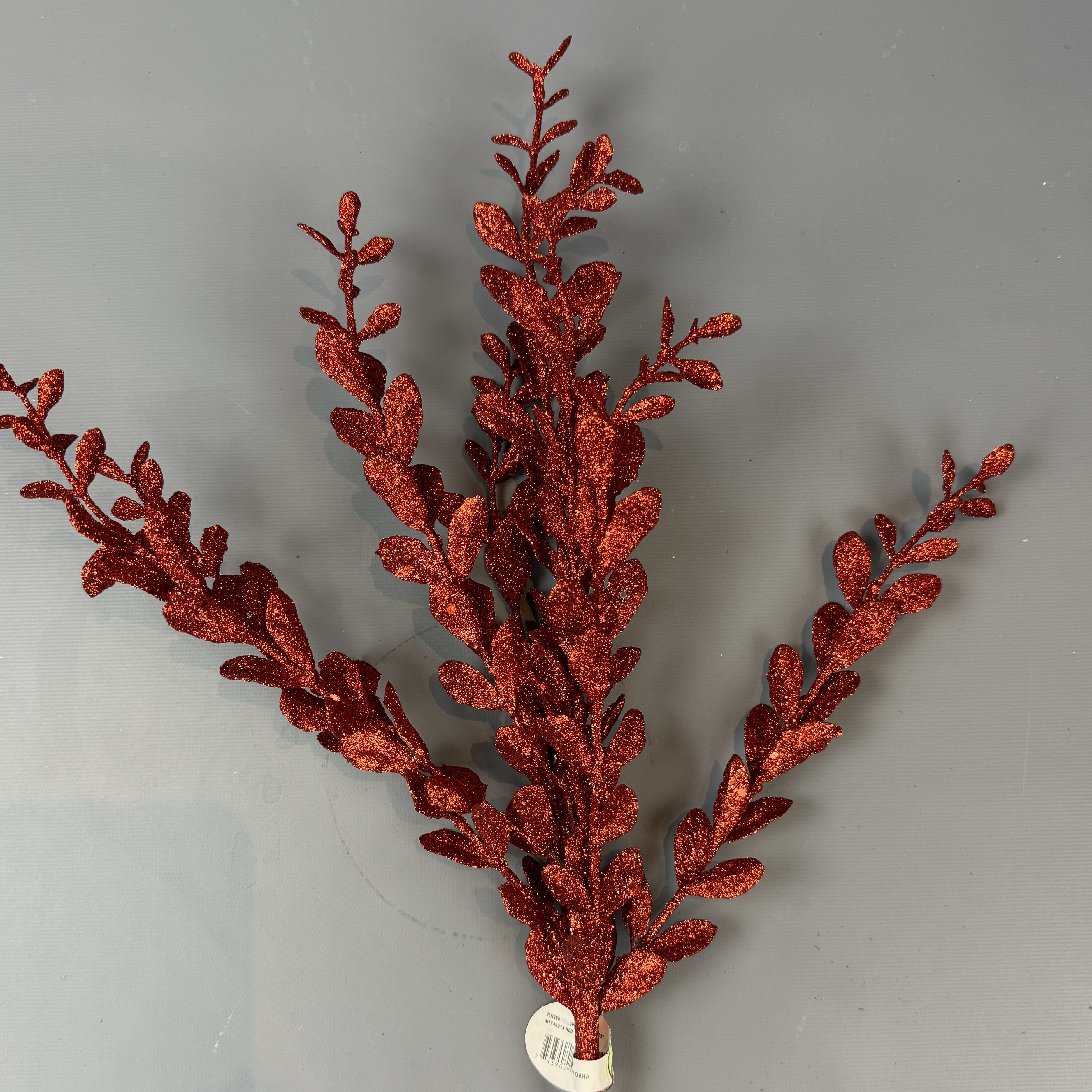 Red Glitter Pittosporum 22"