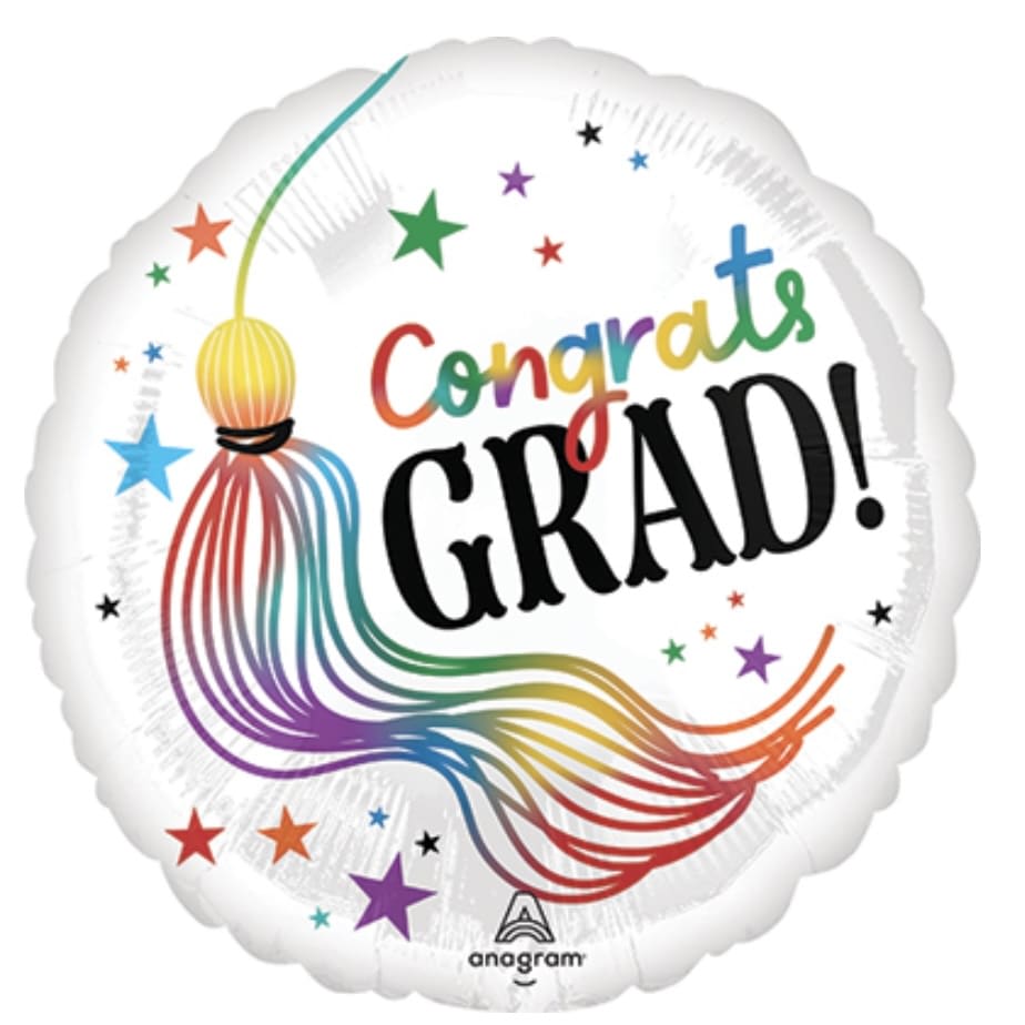 Graduation Playful Wiggles Balloon