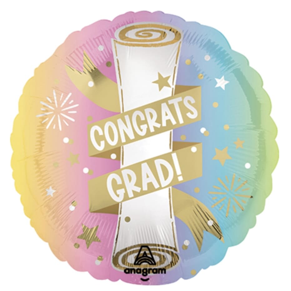 Graduation Pastel Party Balloon