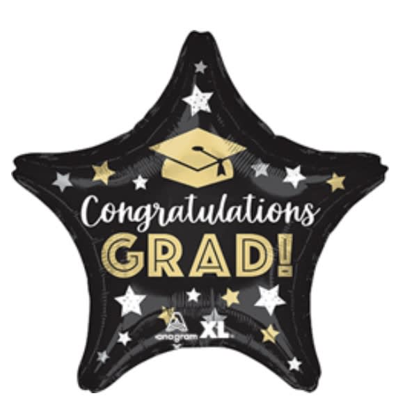 Congratulations Grad Star Balloon