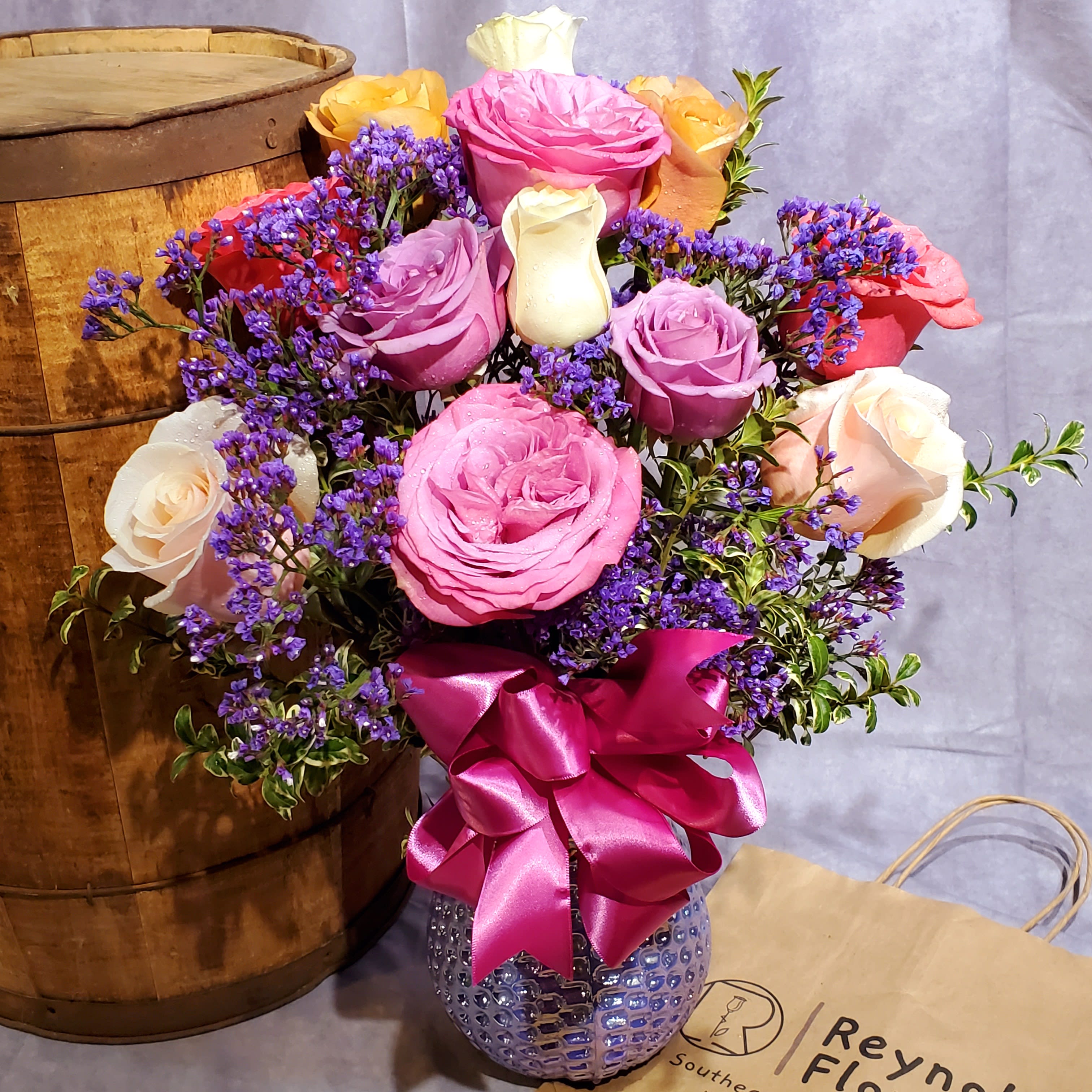 Mother's Day Mixed Rose Vase