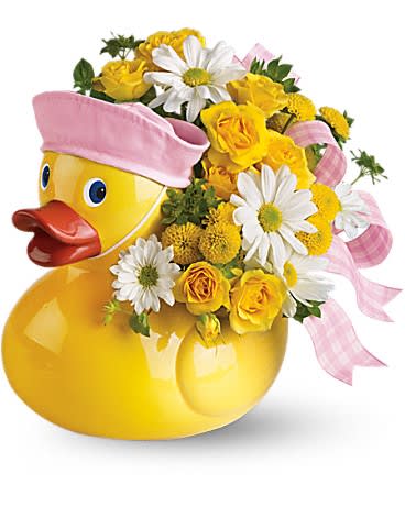 Baby girl duck bouquet EBF-511