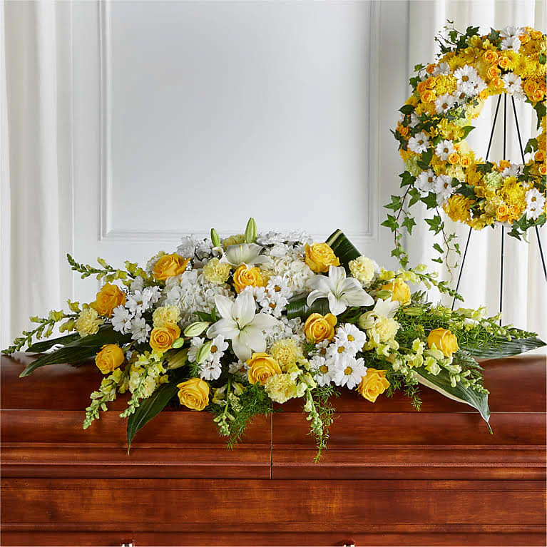 Garden Harmony Casket Spray