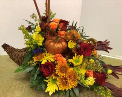 Cornucopia of Abundance Flower Bouquet