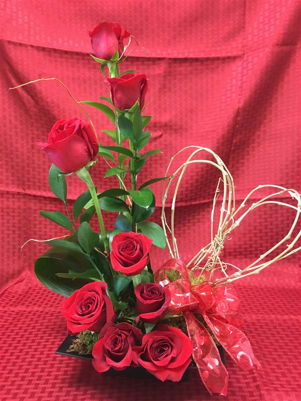 Be Still My Heart Flower Bouquet