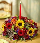 Harvest Glow  Centerpiece Flower Bouquet